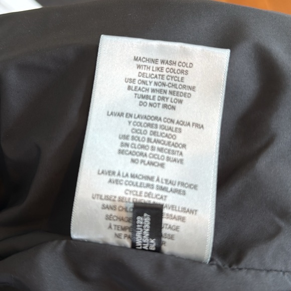 Levi's Black Faux Leather Moto Jacket with Hood - Picture 8 of 8